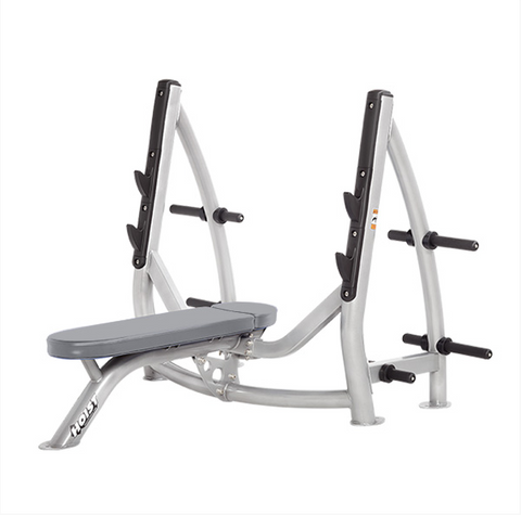 HOIST Commercial Freeweight CF-3170-A Flat Olympic Bench With Storage
