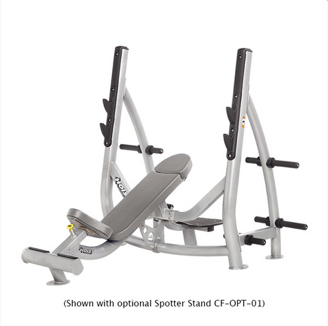 HOIST Commercial Freeweight CF-3172-A Incline Olympic Bench With Storage
