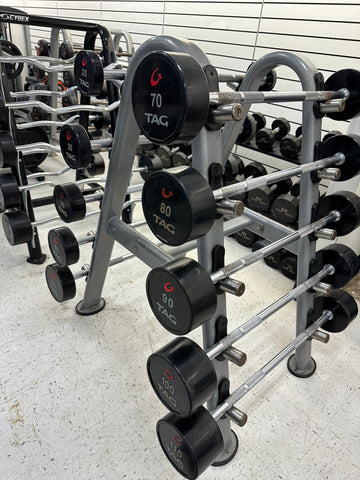 TAG Straight Bar Fixed Barbell Set