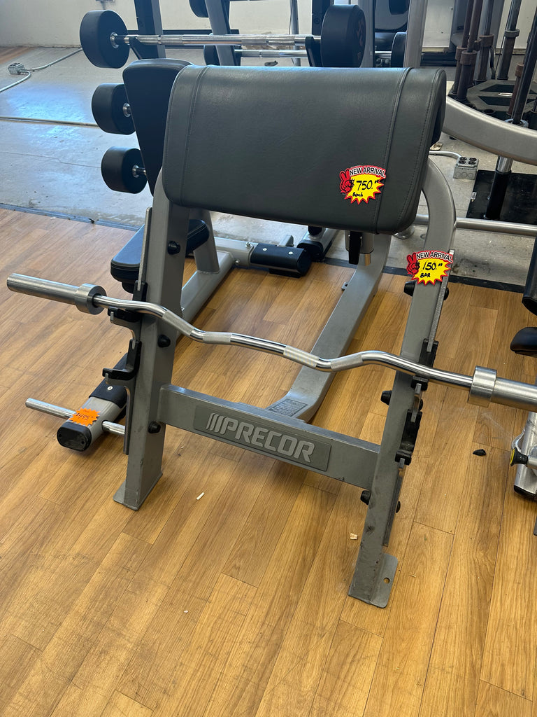 Precor Preacher Curl Bench