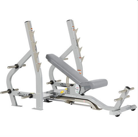 HOIST Commercial Freeweight CF-2179B 3-Way Olympic Bench